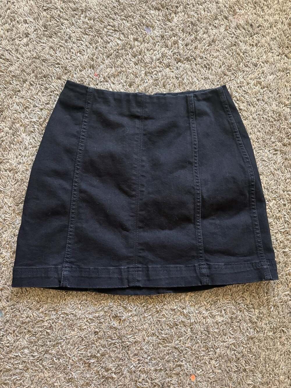 Wild Fable Black Denim Mini Skirt S
